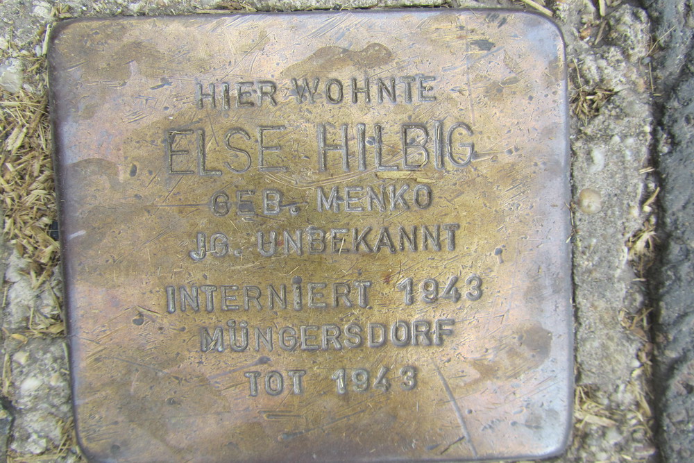 Stolperstein Triftweg 26