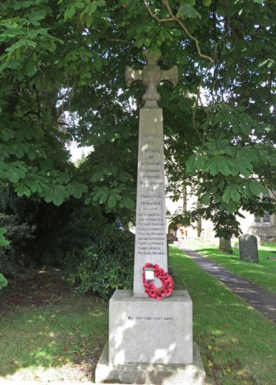 War Memorial Blanchland #1