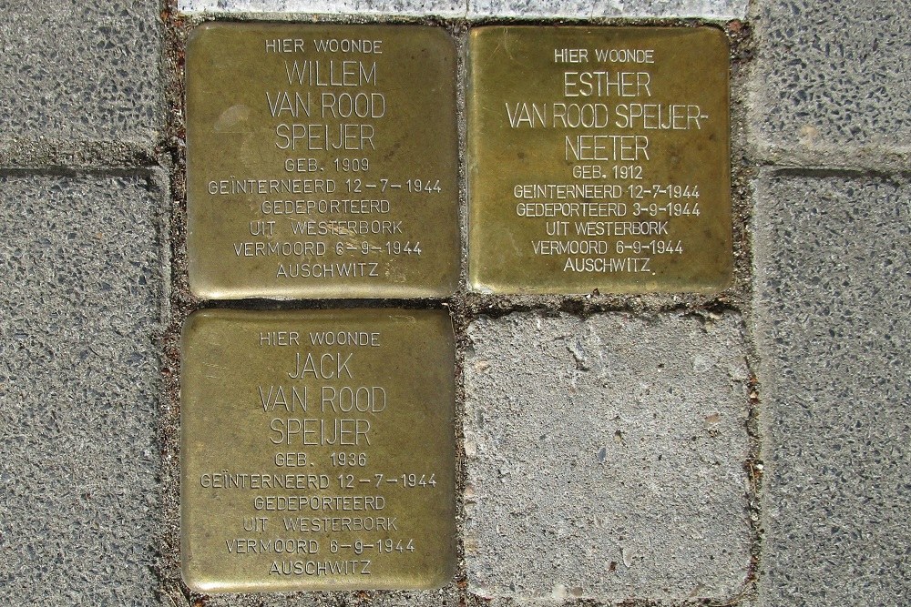 Stolpersteine Admiraal de Ruijterweg 189