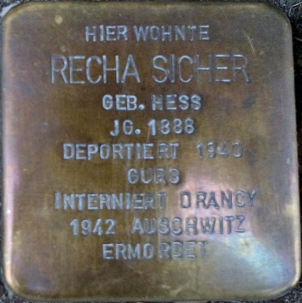 Stolpersteine Bismarckstrae 18 #2