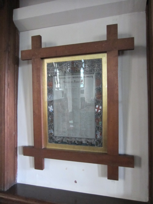 Memorial All Saints WW1 Rudston #1