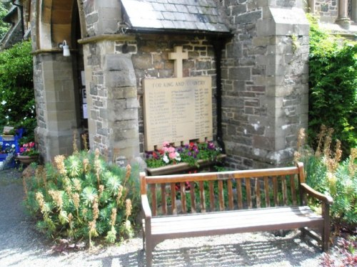 Oorlogsmonument Lynmouth