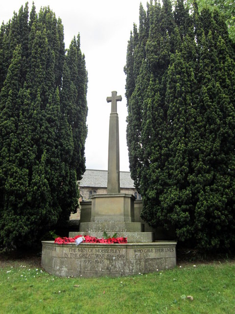 Oorlogsmonument Mobberley #1