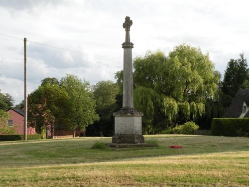 Oorlogsmonument Denston #1