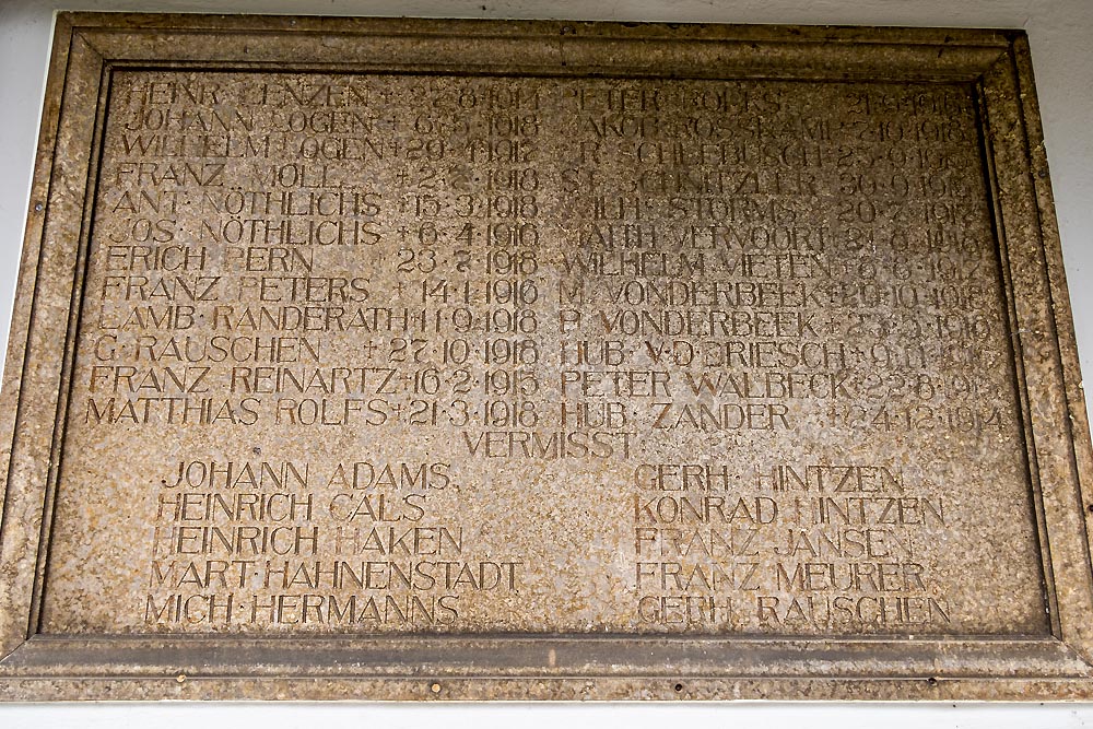Gedenktekens Kerk Ratheim #4