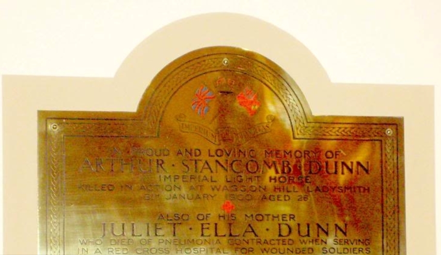 Gedenkteken Arthur Stancomb Dunn en Juliet Ella Dunn #1