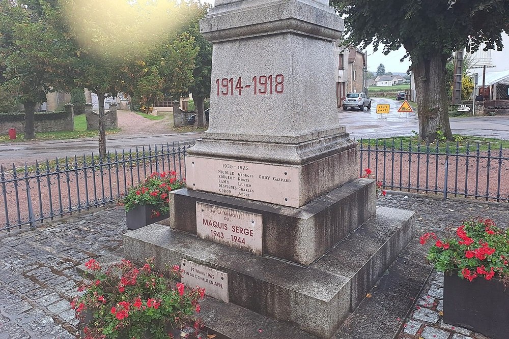 Oorlogsmonument Lucenay-l'Évêque #3