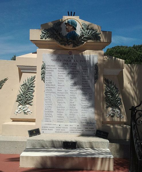 Oorlogsmonument Canet-en-Roussillon