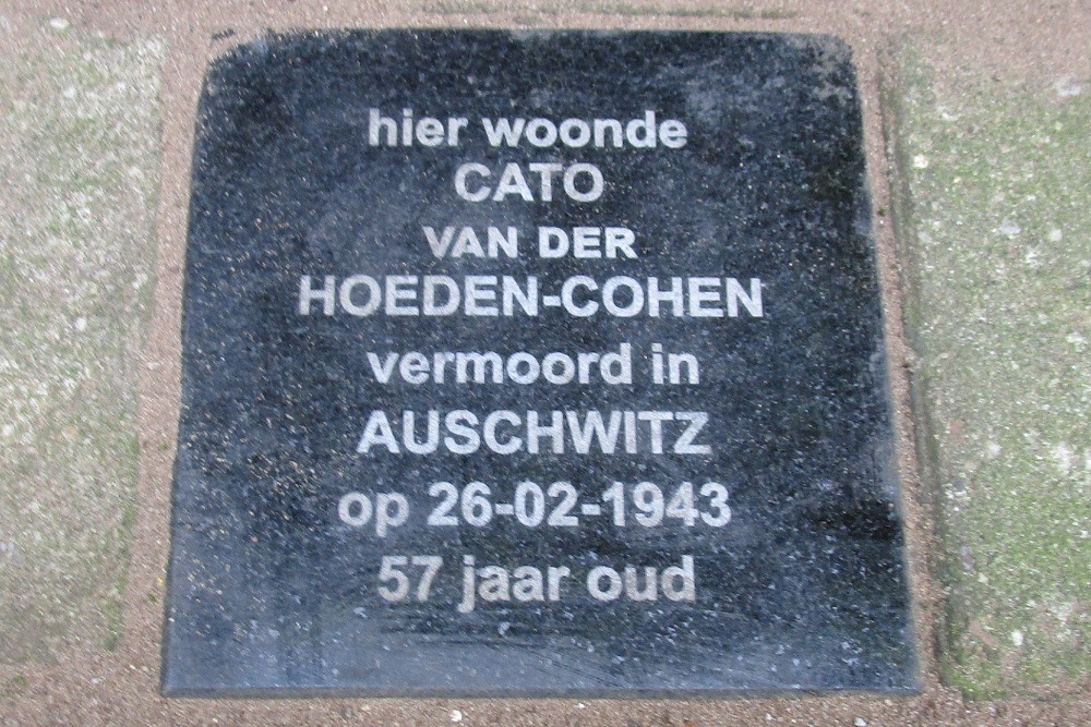 Memorial Stones Vermeerstraat 144 #3