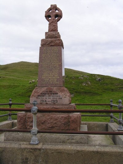 Oorlogsmonument Whiteness en Weisdale #1