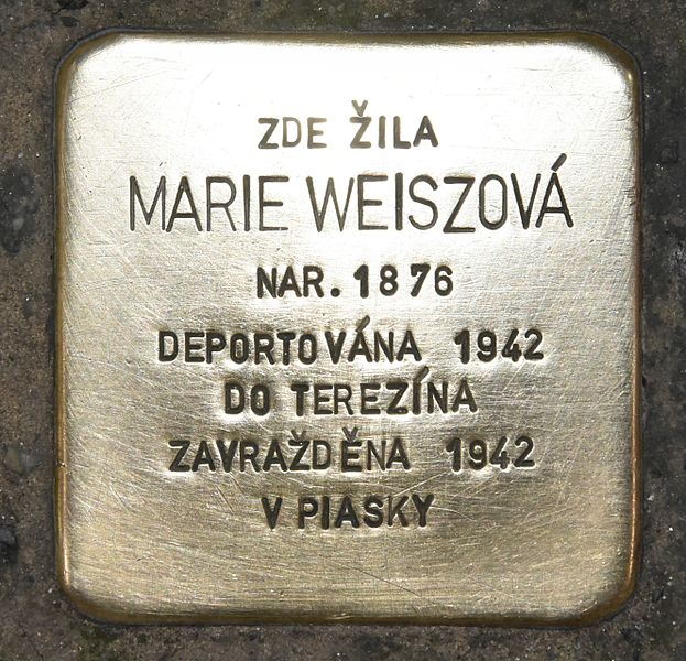 Stolpersteine Jakubsk nměst 4 #2