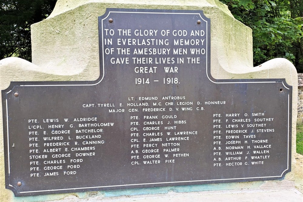 War Memorial Amesbury #2