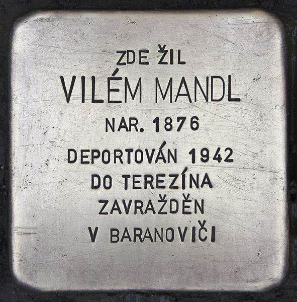 Stolpersteine Wolkerova 585/46