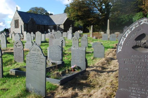 Commonwealth War Graves St. Aelhaiarn Churchyard