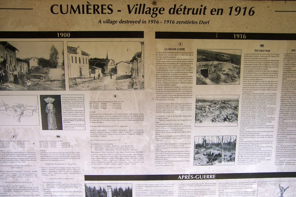 War Memorial & Remembrance Chapel Cumires-le-Mort-Homme #3