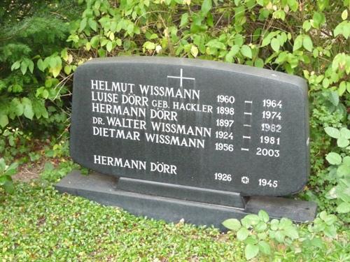 Remembrance Texts Waldfriedhof #3