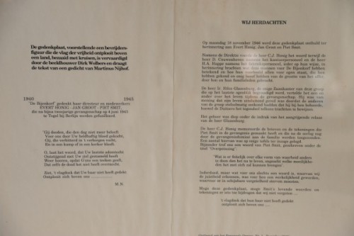 Oorlogsmonument Stijfselfabriek De Bijenkorf #2