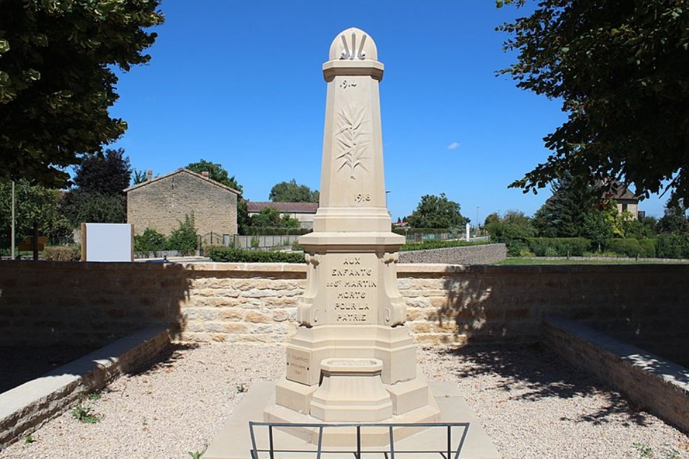 Oorlogsmonument Saint-Martin-Belle-Roche