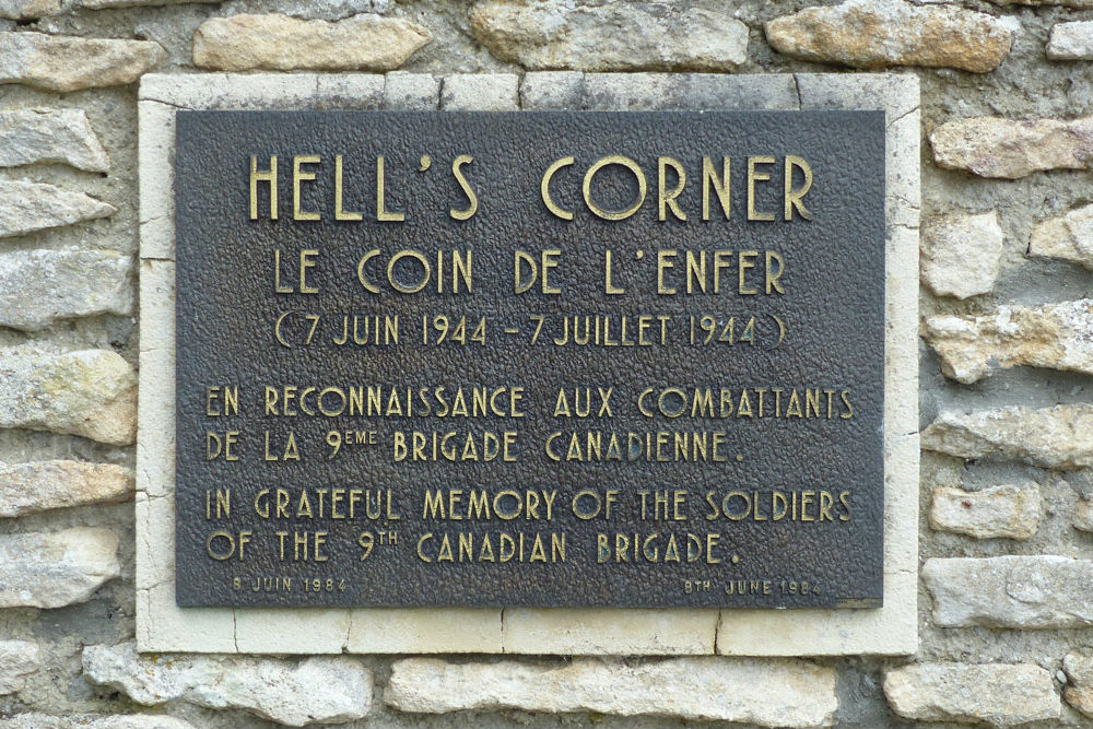 Memorial 9th Canadian Brigade Hell's Corner #2