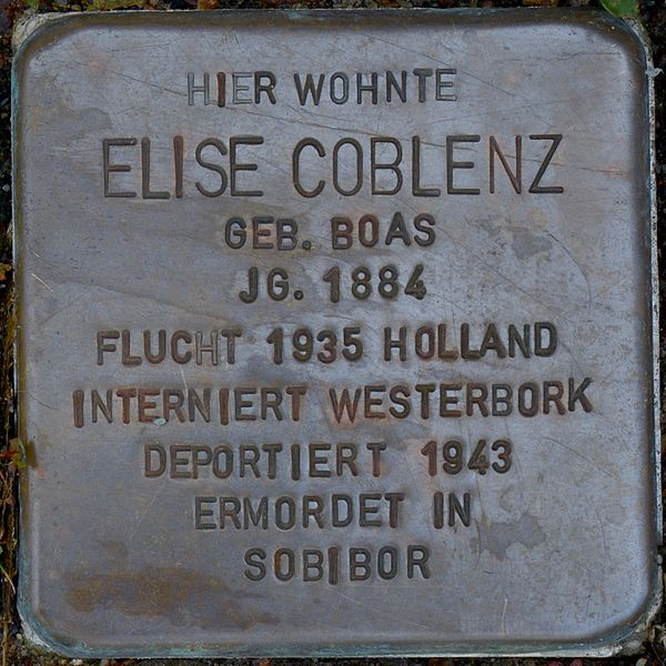 Stolpersteine Wilhelm-Heinrich-Strae 36 #1