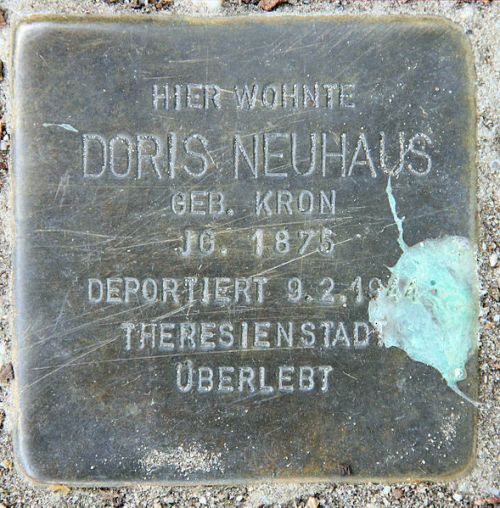 Stolperstein Althoffstrae 8 #1