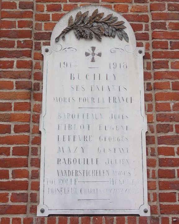 Oorlogsmonument Bucilly