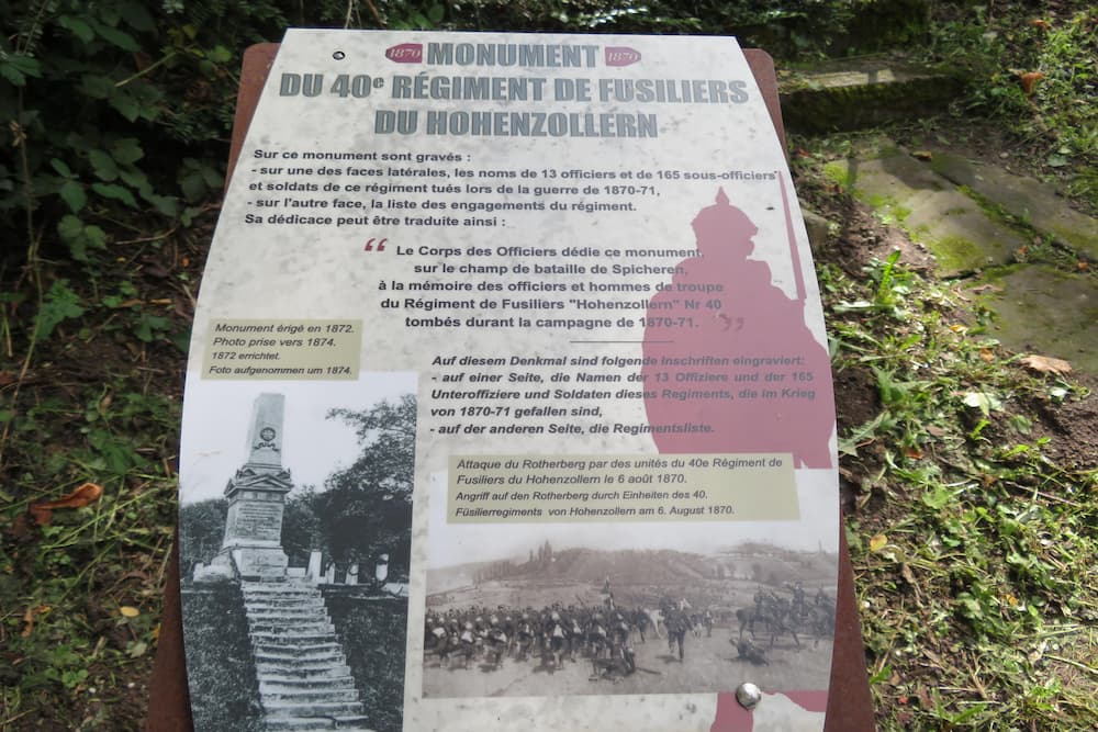 Monument Hohenzollernsche Fsilier-Regiment Nr. 40 #3