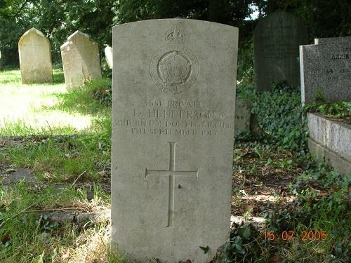 Commonwealth War Grave St. Thomas Becket Churchyard #1