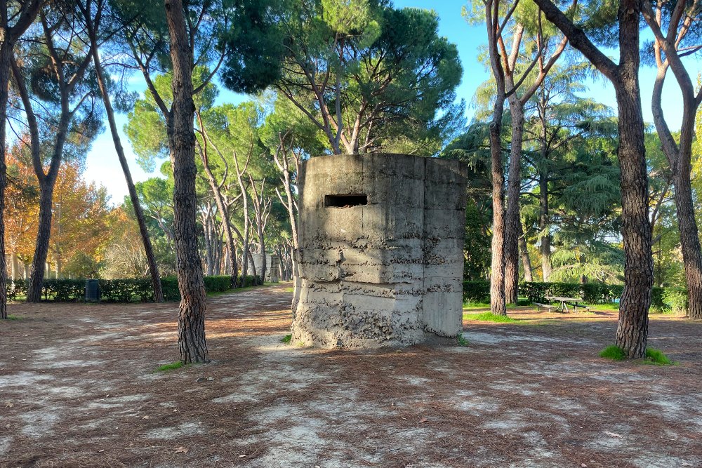 Bunkers Spaanse Burgeroorlog Parque del Oeste