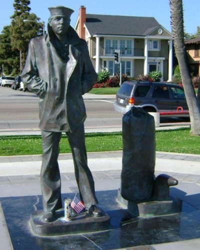 Lone Sailor Memorial Long Beach