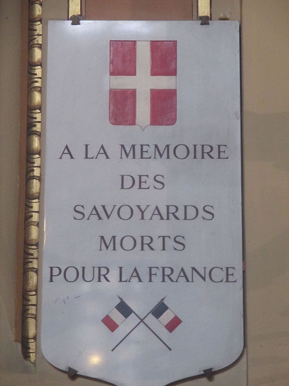 Gedenkteken Soldaten uit de Savoie #1