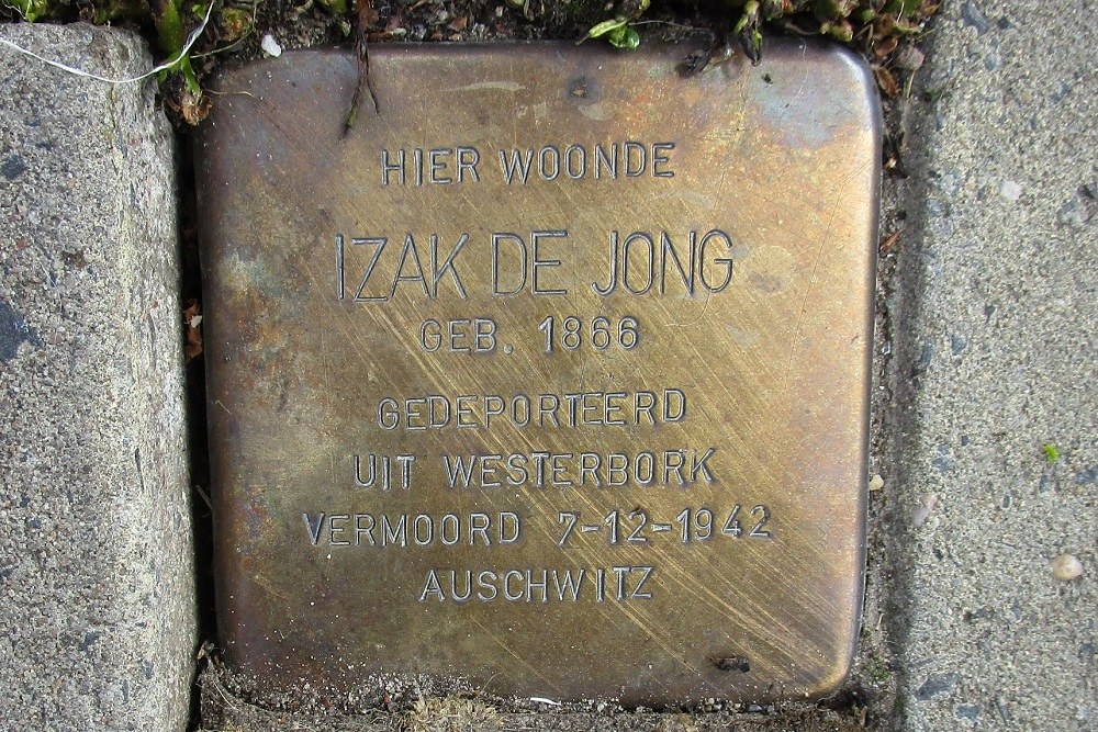 Stolperstein Dwarsstraat 2 #1