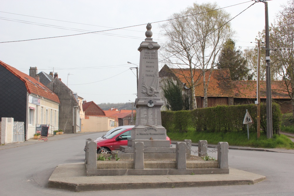 War Memorial Wavrans-sur-l'Aa