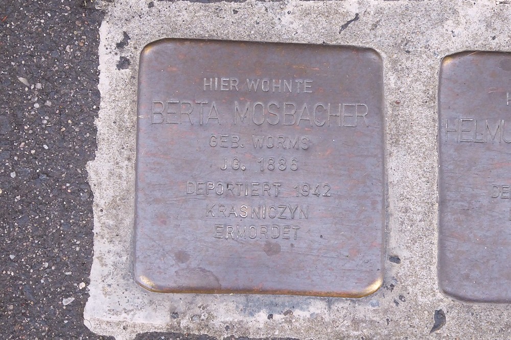 Stolpersteine Löherstrasse 29 #4