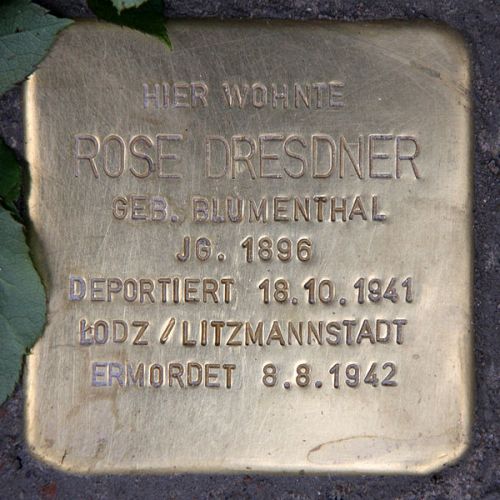 Stolpersteine Westfälische Straße 52 #2