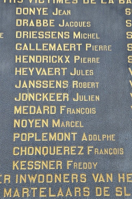 Memorial Victims Saint-Gislein District #4