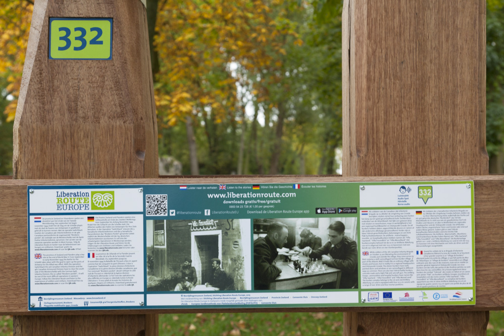 Liberation Route Marker 332: Bunker village #3
