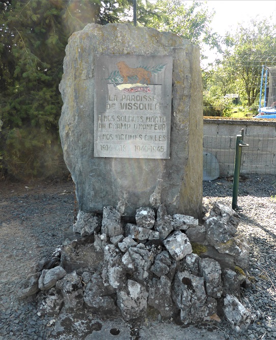 Commemorative Stone War Victims Vissoule #2