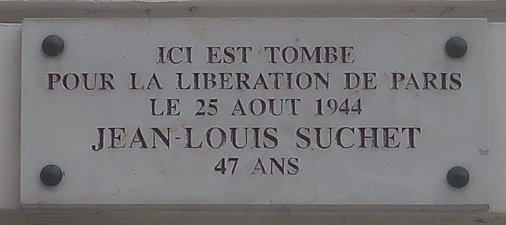 Gedenkteken Jean-Louis Suchet #1