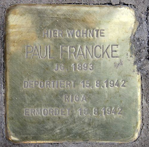 Stolpersteine Pestalozzistrae 15 #2