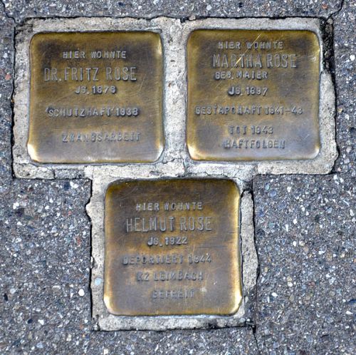 Stolpersteine Gespinstmarkt 27