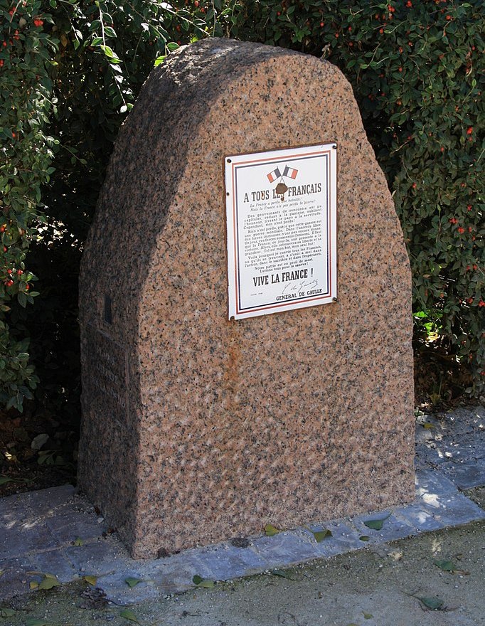 Monument Toespraak Generaal de Gaulle #1