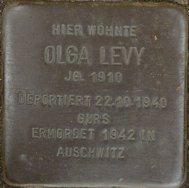 Stolpersteine Hauptstrae 17 #3