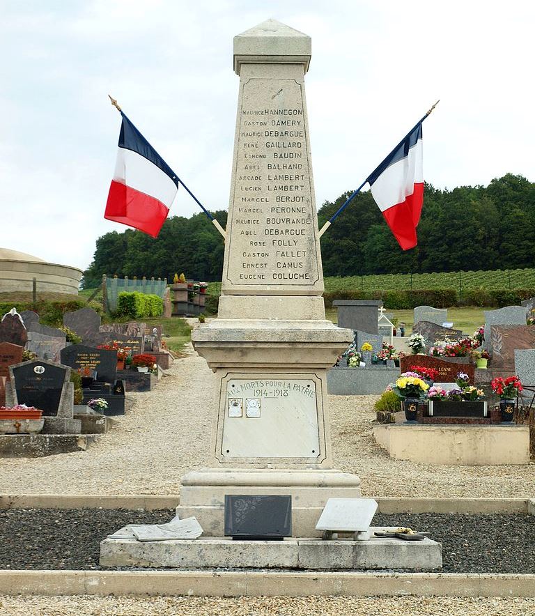 Oorlogsmonument Nesles-la-Montagne