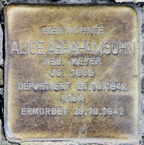 Stolpersteine Bleibtreustrae 33