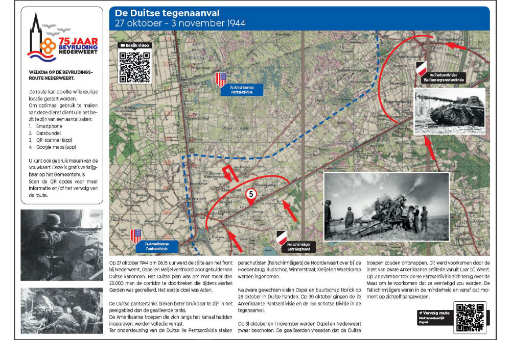 Bevrijdingsroute Locatie 5 - De Duitse Tegenaanval #1