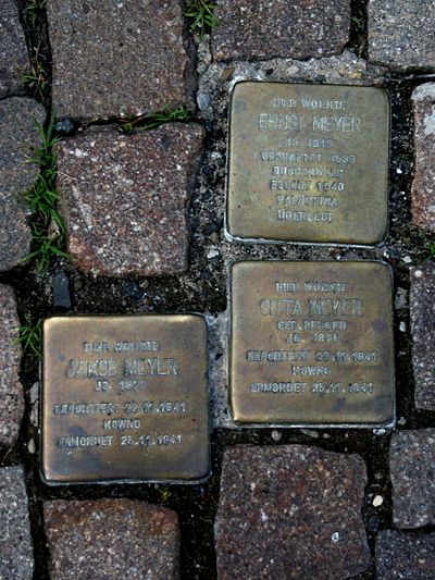 Stolpersteine Brentanostrae 8 #1