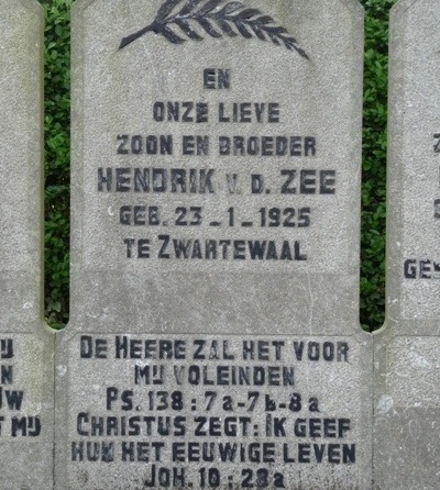 Nederlandse Oorlogsgraven Zwartewaal #4