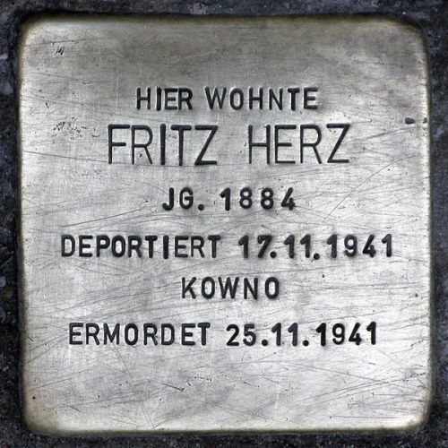 Stolpersteine Neue Bahnhofstraße 29 #2