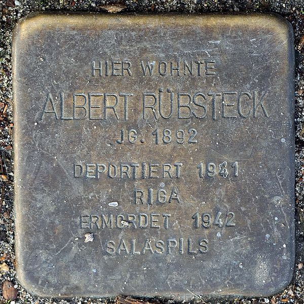 Stolpersteine Linsellesstrae 4 #1